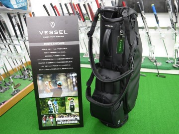 Vessel キャディバッグ イリジウム 最新モデル】VESSEL（ベゼル）キャディバッグが入荷しました。【足立店